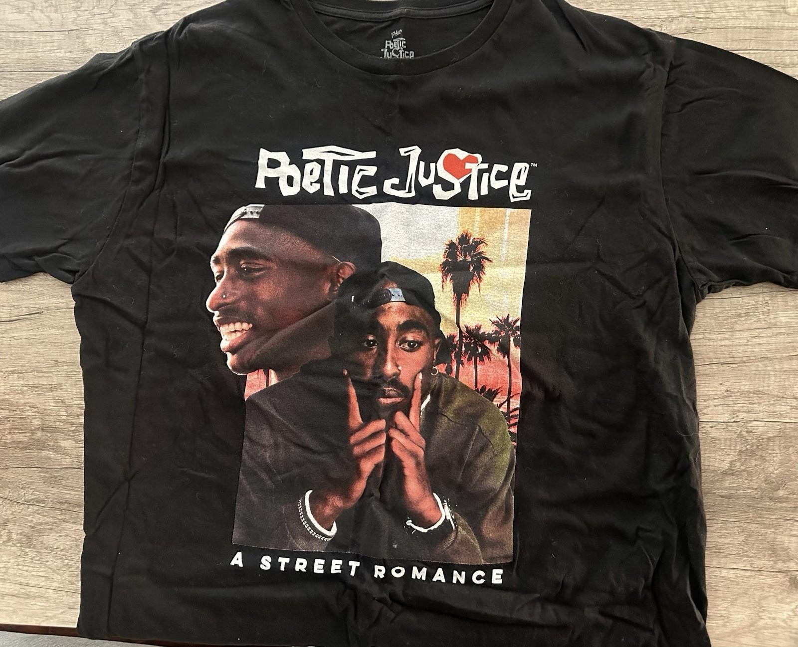Philcos Poetic Justice Tupac T-Shirt Size XL M
