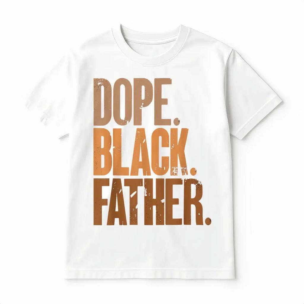 T Shirt Black Dad Dope Black Father Fathers Day T-Shirt T Shirt