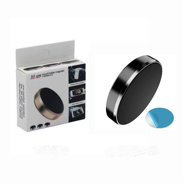 

Магнитный автомобильный держатель для телефона, мобильный, на стену, на прикроватную тумбочку, GPS для Android, универсальный автомобильный магнитный держатель для телефона, подставка с поворотом на 360° чёрный