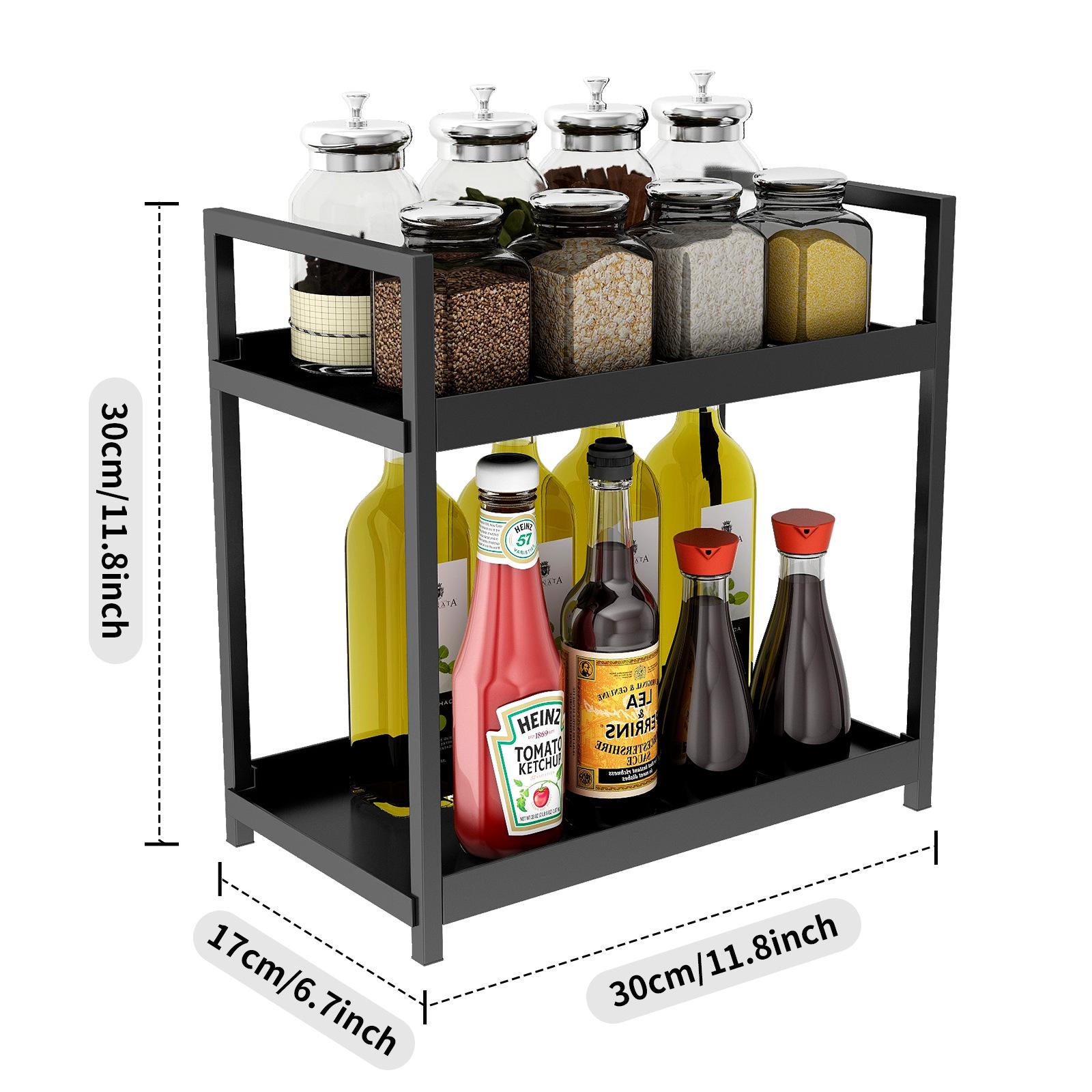 

Multi-Purpose Kitchen and Bathroom Storage Rack for Spices & Cosmetics
