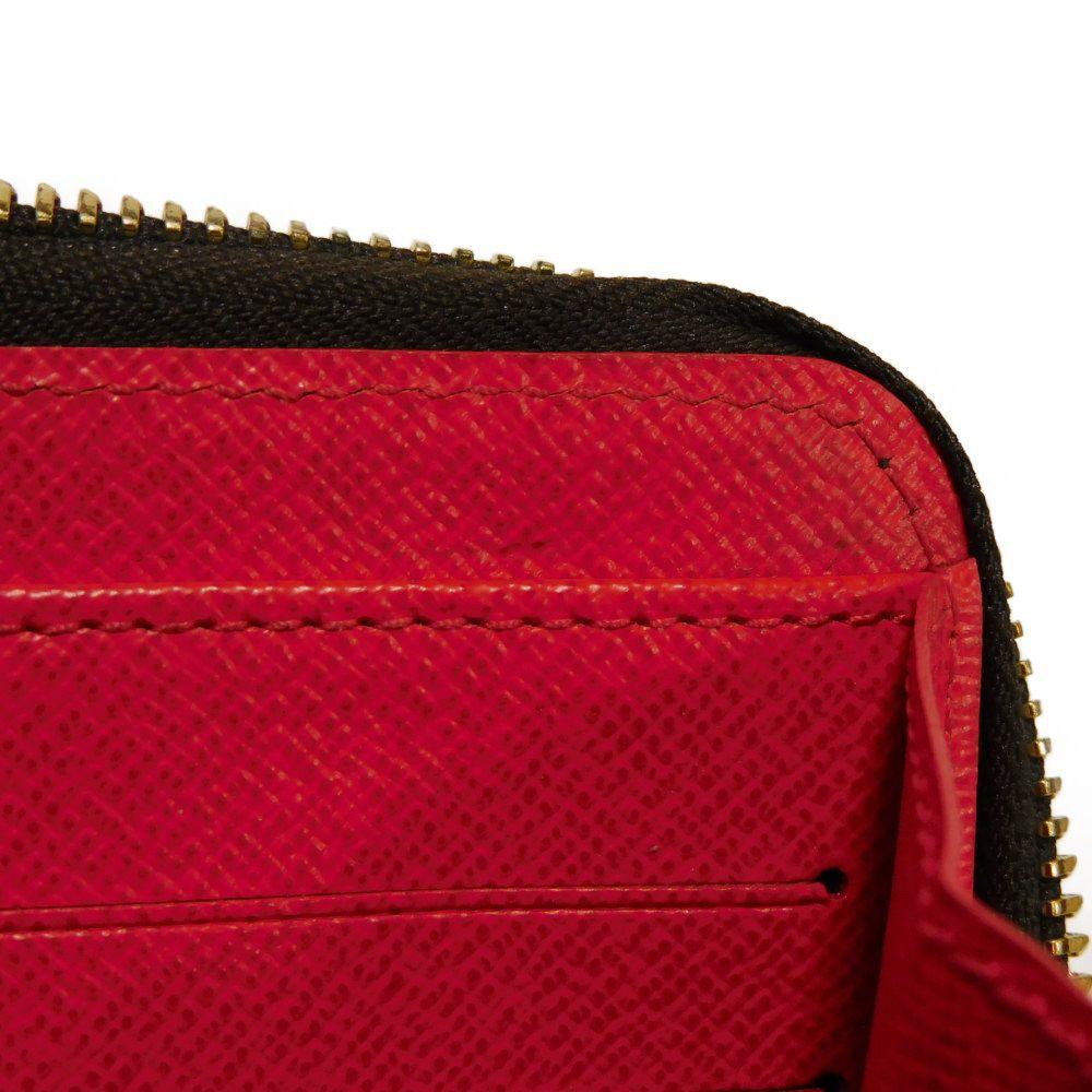Used 12564 Zippy Wallet M60450 7940 Yayoi Kusama Brown Red Old Model Monogram Pumpkin Dot Rouge Unisex from Japan
