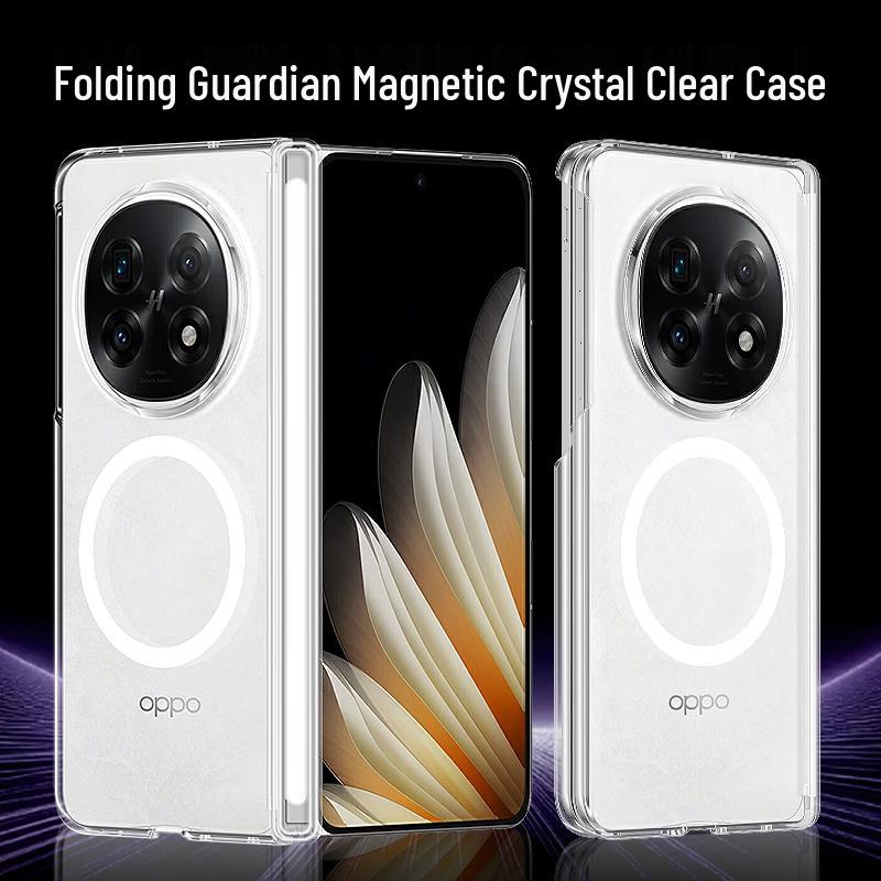 OPPO Find N6 Průhledné pouzdro s magnetickým kloubem