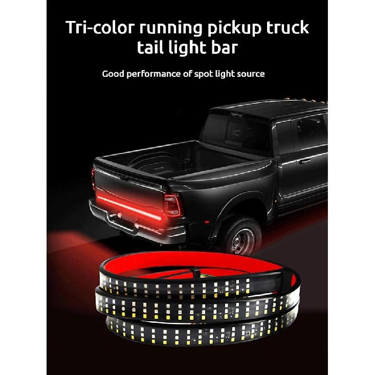Truck Tailgate Light Bar 60 Inch LED Strip for Pickup Trailer SUV Full Function Brake Reverse Turn Signal Tail Lamp Waterproof