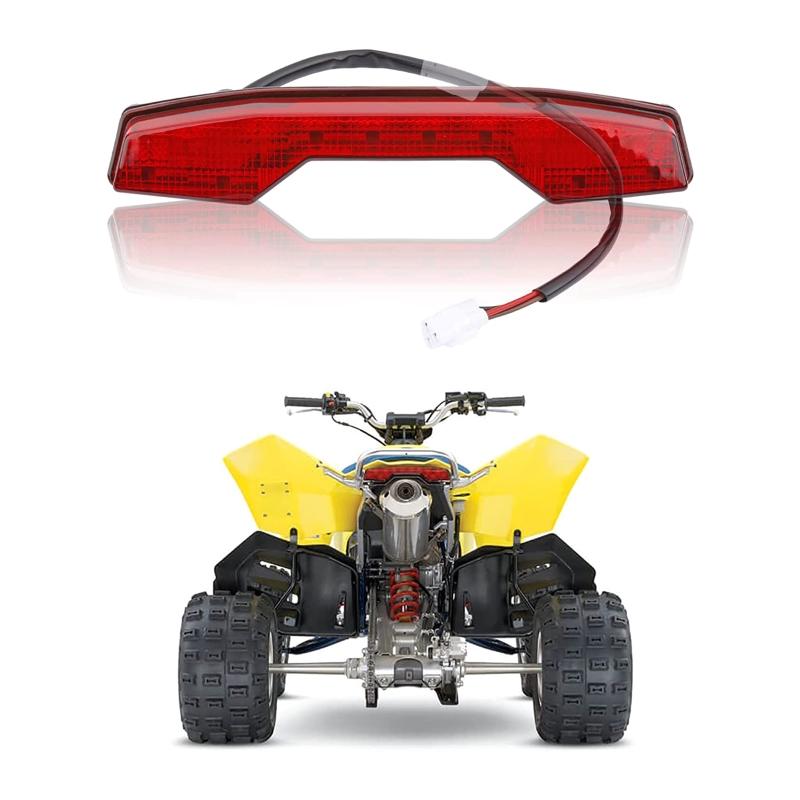 ATVs LED Taillight Assembly Brake Stop Tail Light Rear Taillamp Fit for SuzukiQuadracer R450 35710-45G00 2006-2009