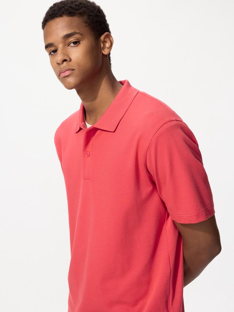 Uniqlo Airism Cotton Pique Polo Shirt