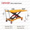Electric Hydraulic Scissor Lift Cart - Mobile Flatbed Trolley