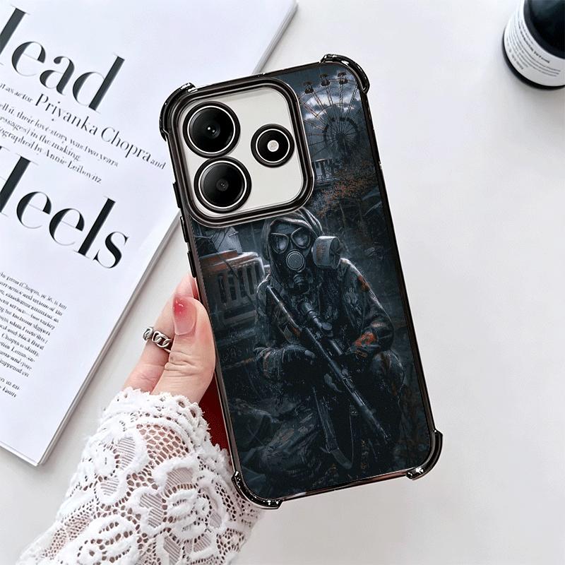 S-Stalker Game Cool Soft Phone Case For Xiaomi Redmi Note 14 15 Pro Plus 13 12 11S 11T 5G 10 9S 9 Plating Anti-Fall Fundas