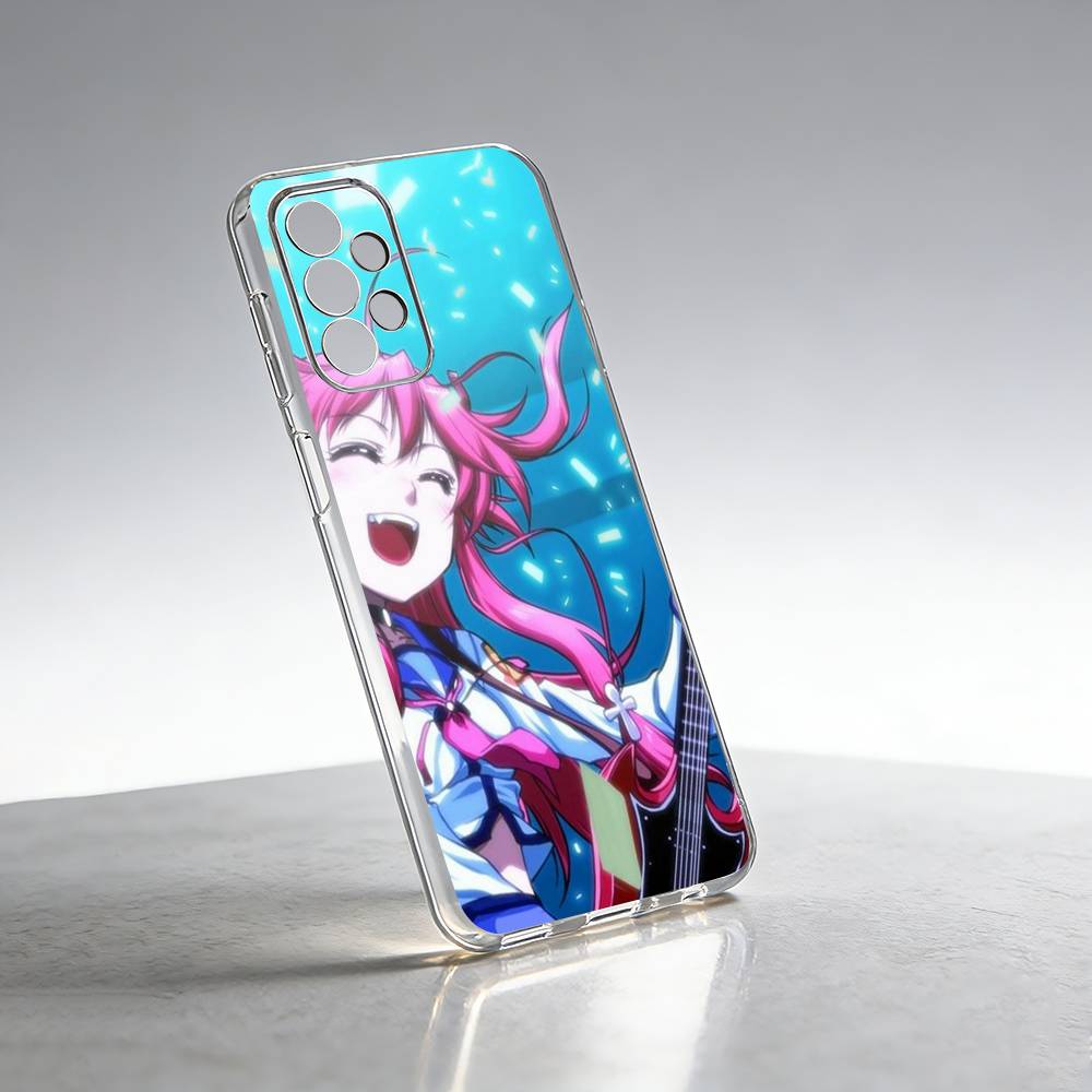 Anime Angel Beats Y-Yui Phone Case Transparent Silicone Soft For Samsung S25,S24,S21,S22,S23,S30,Ultra,S20,Plus,Fe