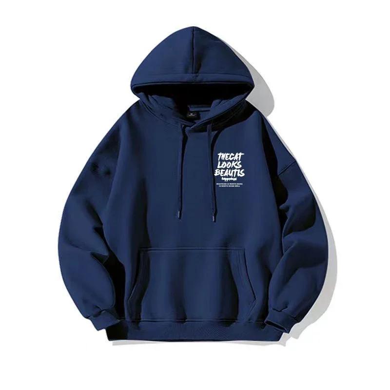 2024 Leisure Street Clothing Hoodie Fashion Hoodie Men's Comfortable Fashion Hooded Sweatshirt Hip Hop Street Clothing Y2K Sweat
