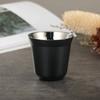 Stainless Double Wall Steel Espresso Cup Insulation Coffee Capsule Mugs Shape
