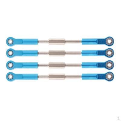 4pc Adjustable Servo Linkage Pulling Steering Rod For HSP 94762 94763 RC Car