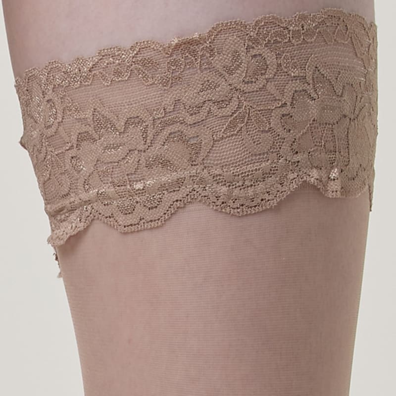 HUGDAY [20 Denier] Over Knee Socks Lace Stockings