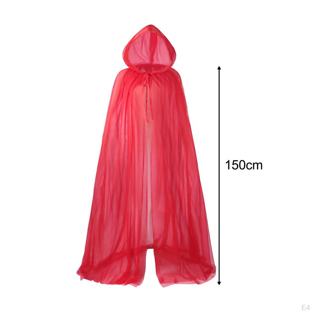 Witch Cape for Halloween Celebrations with Hooded Cloak And Accessories