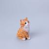Cute Mini Cat Pet Model Sitting Cat Decoration Creative Cat Ornament  Kids Toy