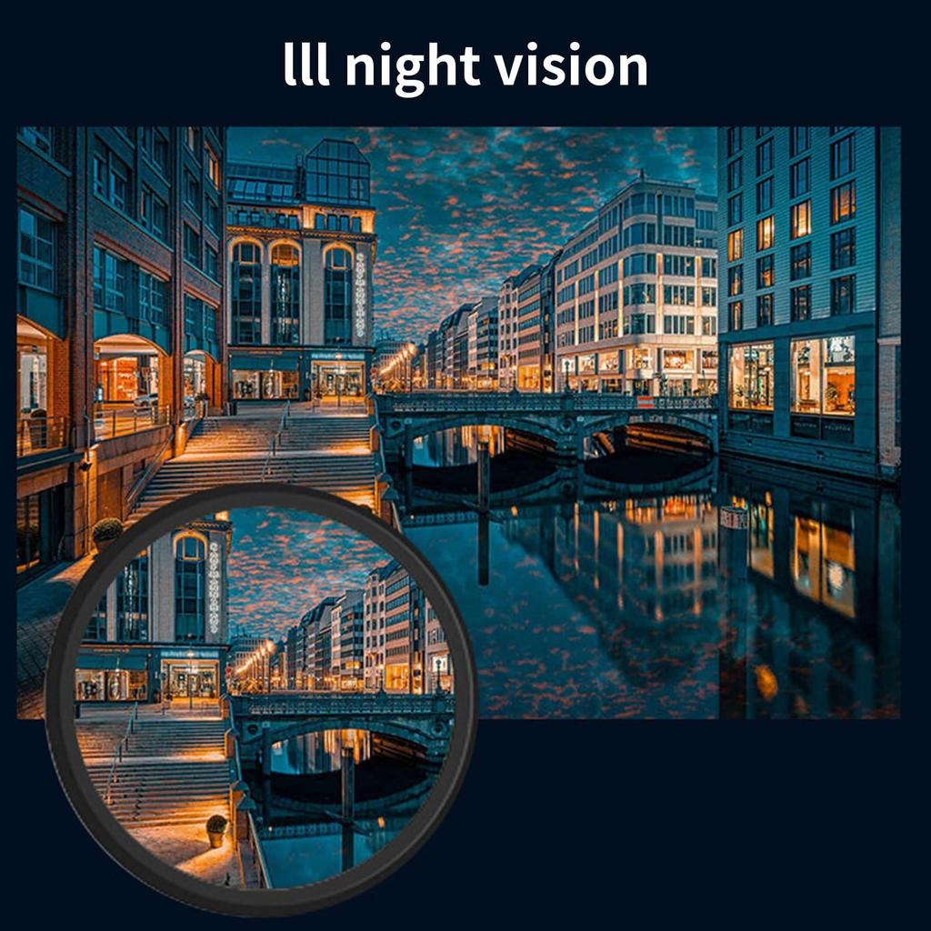 Night Monocular, 30x50 Telescope For Adults High Powered With Smartphone Adapter Tripod, High-Definition Low Light Night Monocular.