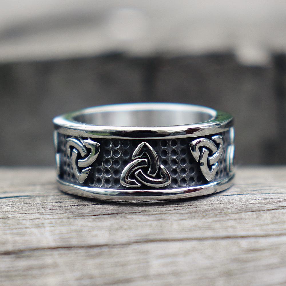 Vintage Celtic Viking Fashion Ring for Men