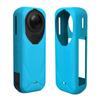 Silicone Protective Case Dust-Proof Panoramic Camera Sleeve Anti-Scratch Protective Frame Cap for Sports Camera Accessories