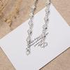 Elegant Silver Bracelet for Women with Rose Flower Design Sterling Silver Jewelry Gift