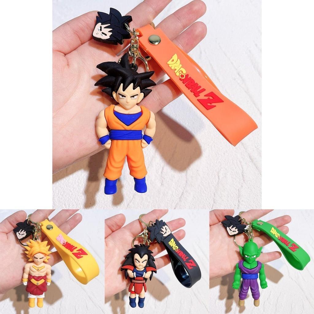 Adorable Sun Wukong Dragon Ball Keychain Anime Car Bag Charm Silicone Gift