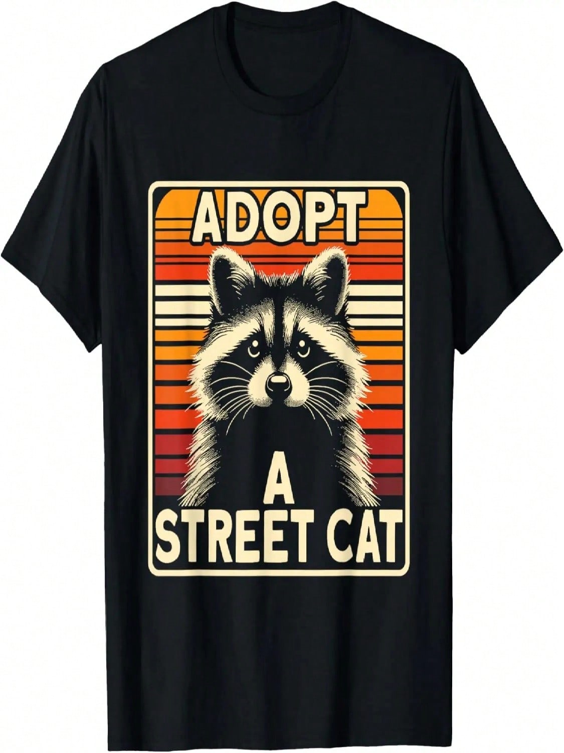 Raccoon _ Adopt A Street Cat _ & , Funny Racoon T-Shirt S разноцветный