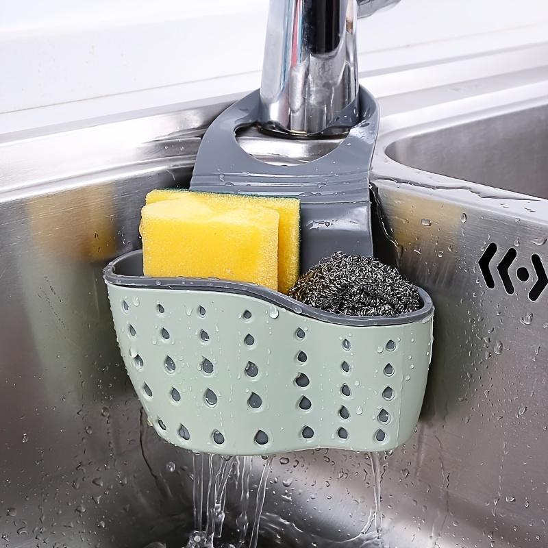 

Multifunctional Kitchen Storage Rack, Suitable for Sponges and Supplies, No Batteries Needed светло-зеленый