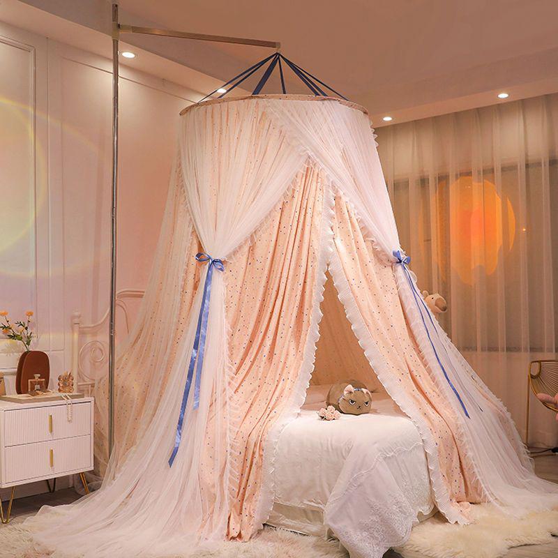 Princess Style Hanging Mosquito Net: Dustproof, Light-Blocking Dome Bed Canopy, Easy Installation