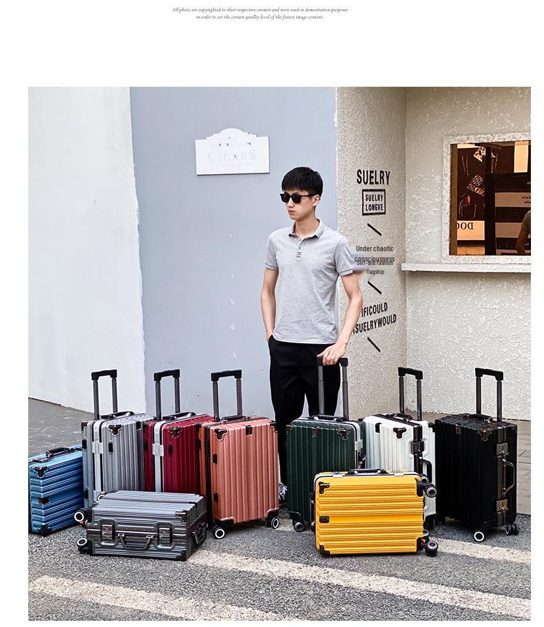 20" Carry-On Trolley with Silent Wheels, Combo Lock - Men's, Women's, Student - Large 28" Capacity