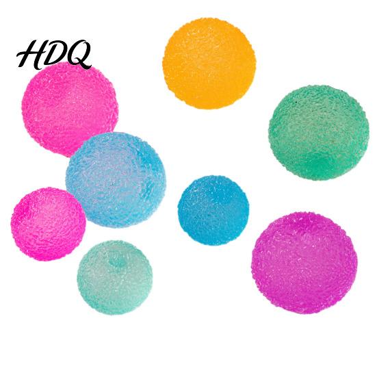 Textured Stress Ball Semitransparent Frosted Anxiety Relief Squeeze Soft Sensory Toy Decompression Fidget Party Favors