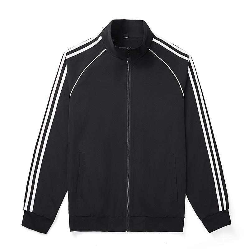 Men's Sports Jacket Spring and Autumn Thin Windbreaker Leisure Collar Coat