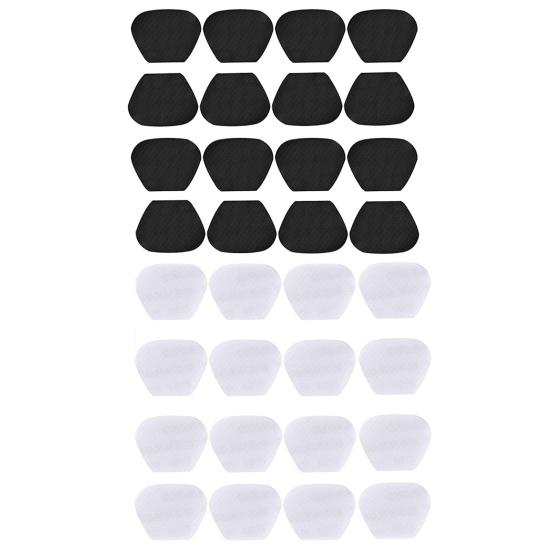 16 Pcs Guitar Pick Grips Reusable Self-adhesive Rubber Hand Grips Anti-slip Guitar Pick Stickers for Sweaty Hands Live Performances Beginners