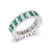 GEIGER Jewelry Green Baguette Ring GISVWR013