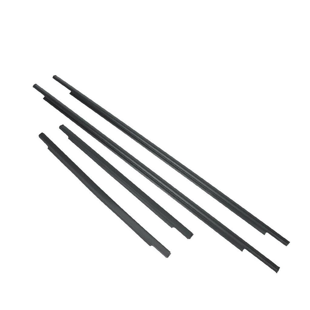 4Pcs Car Window Weather Strip Window Glass Waterproof Pressure Strip Sealing Strips For FJ Cruiser 2007-2014
