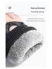 Winter Touchscreen Ski Gloves: Warm, Non-slip, Fleece-Lined, Windproof for Cold Weather Cycling and Electric Vehicle Use.