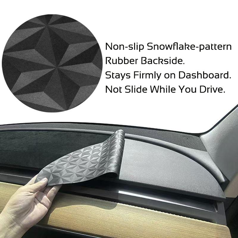 Dashboard Anti-UV Mat Cover for Tesla Model 3 Y 2021-2026 Juniper Highland Center Console Sunshade Protector Pad Car Accessories
