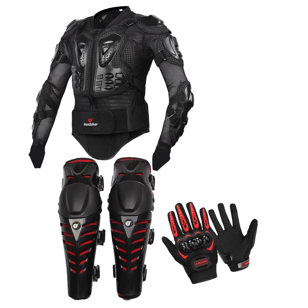 New Motorcycle Jackets Men's Body Armor Protection Jackets CE Protector Motorbike Motocross Jacket Moto Riding Protective Gear