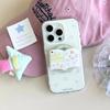 Koreanischer Niedlicher 3D Buch Make-up Spiegel Für Magsafe Griptok Halter Handy Fingerring Ständer Unterstützung Für iPhone 16 Mädchen Halterung