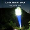 Powerful Flashlights 3 Mode Rechargeable Torch Built-in Battery 18650 Flashtorch for Outdoor Camping Hiking Emergency Lighting