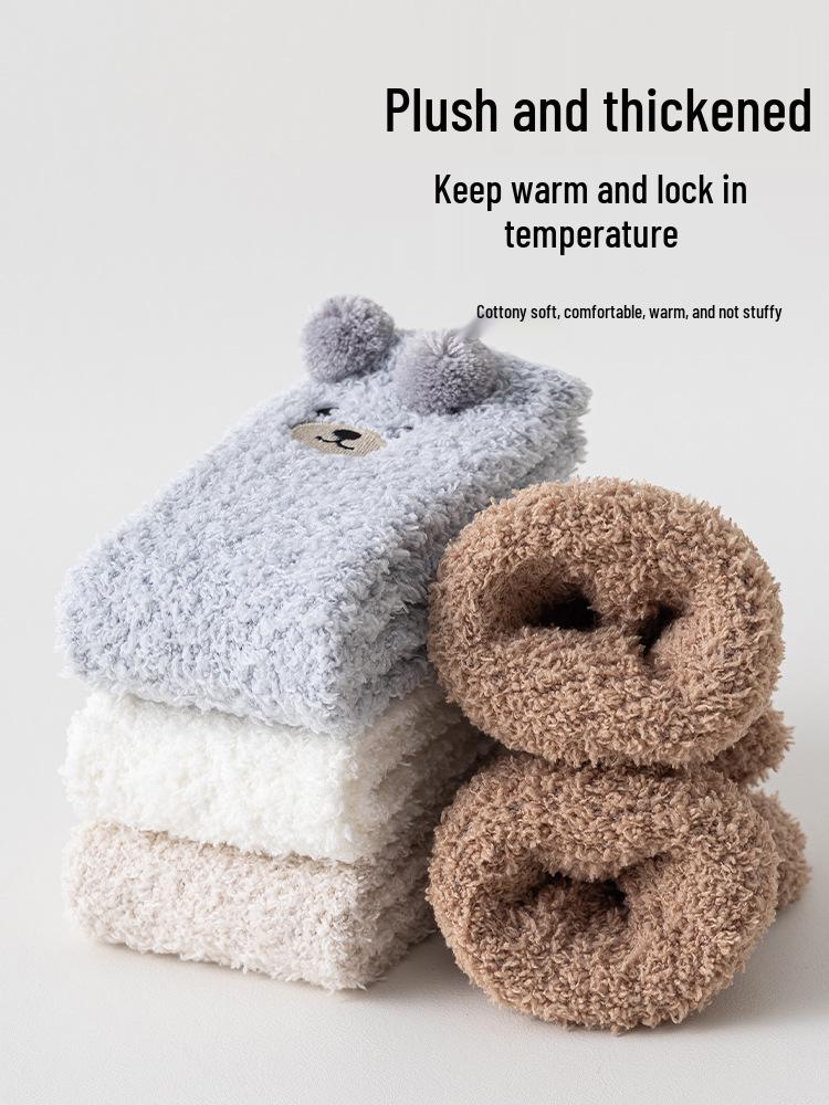 Cozy Over-Knee Fleece Socks for Infants & Toddlers (0-3 Years) - Warm, Thick, Seasonal Wear