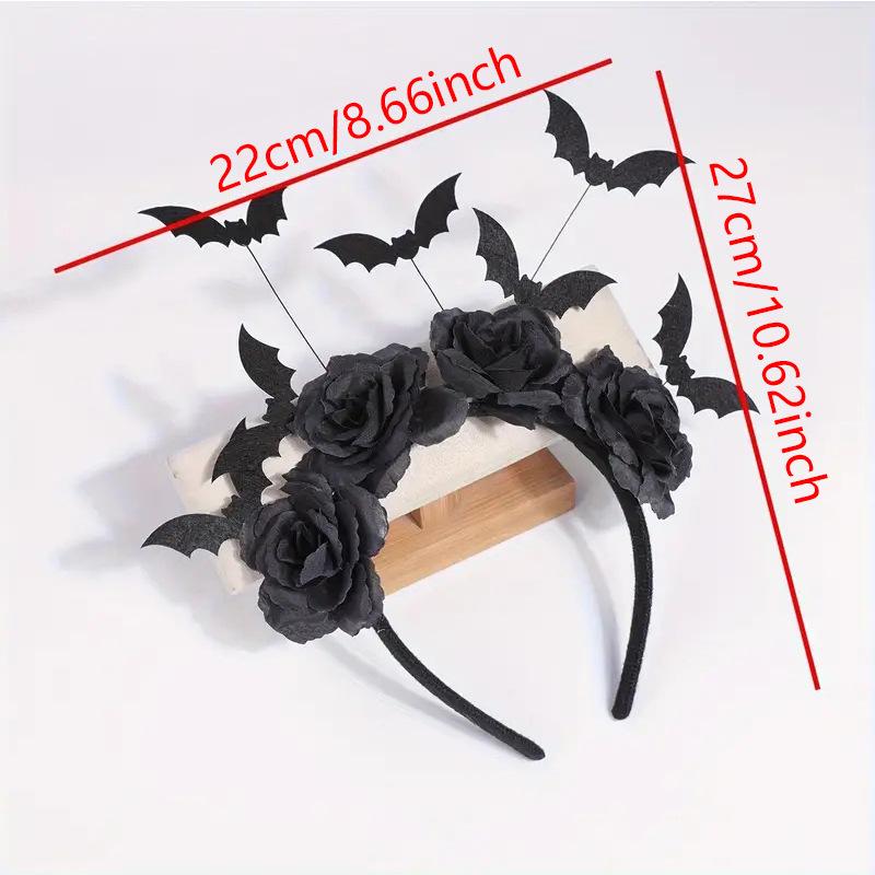 Creative Halloween Devil Flower Bat Headband Festival Dance Party Dress Up Headwear