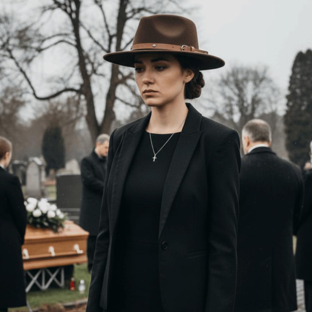 Belt Buckle Felt Hat Elegant Women Jazz Hat Trendy Woolen Flat Top Hat Outdoor Activities