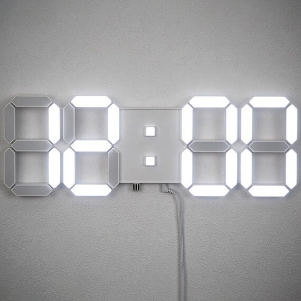 Nitori 3D Letter LED Digital Wall Clock 001SL NITORI 8172748