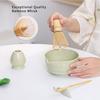 Matcha Set Match Bowl with Spout and Matcha Whisk Holder Whisk Tea Set Includes and Bamboo Scoop Ceramic 17 OZ - 4pc Perfect Matcha Kit for Matcha