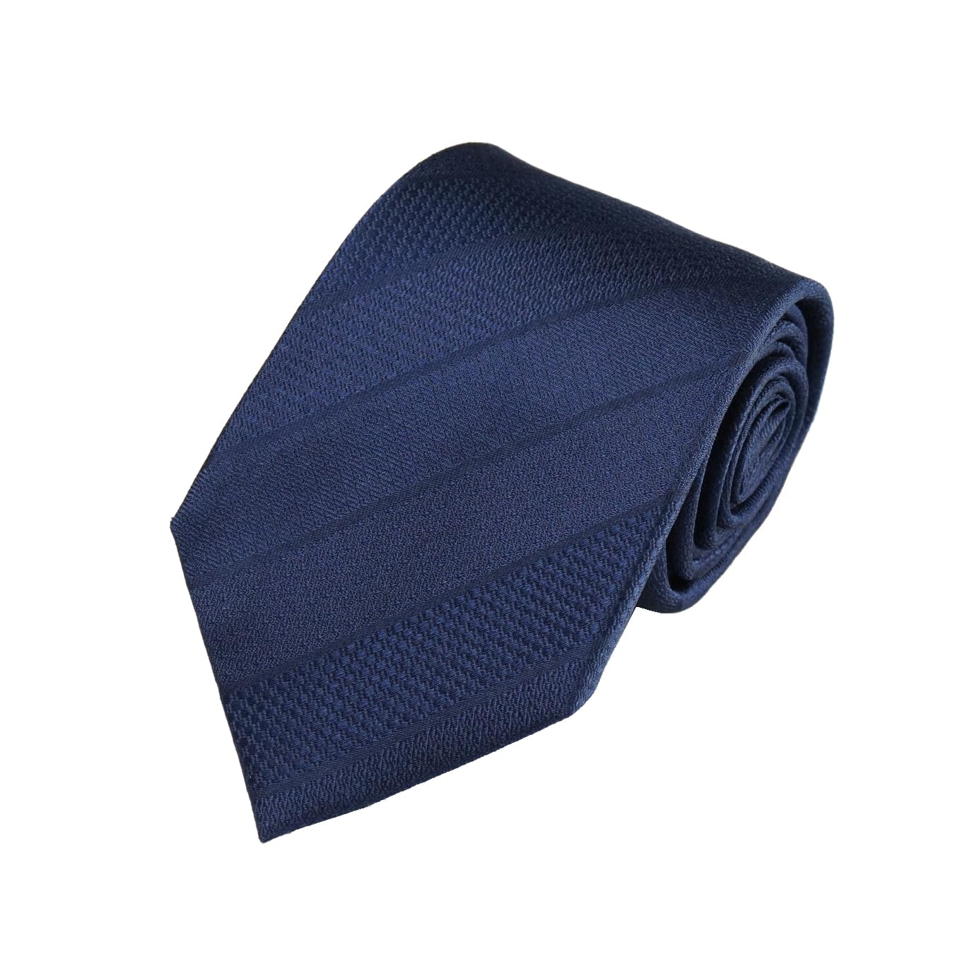 [New Yorker Blue] Solid Pattern Tie NB917348 Navy, One Size Fits All, Business Suit Style, Gift