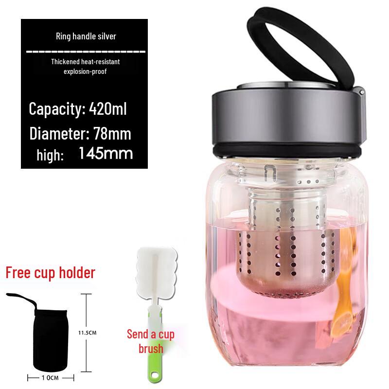 Shangqi Portable Glass Tea Infuser Bottle