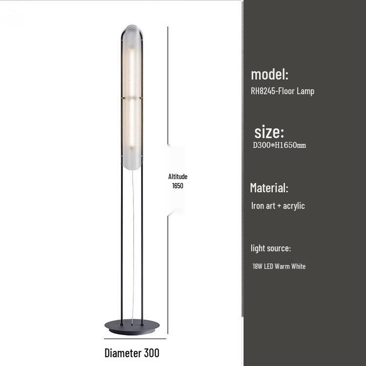 Nordic Modern LED Pendant Light - Creative Acrylic Long Strip Design for Living Room, Bedroom, or Restaurant.
