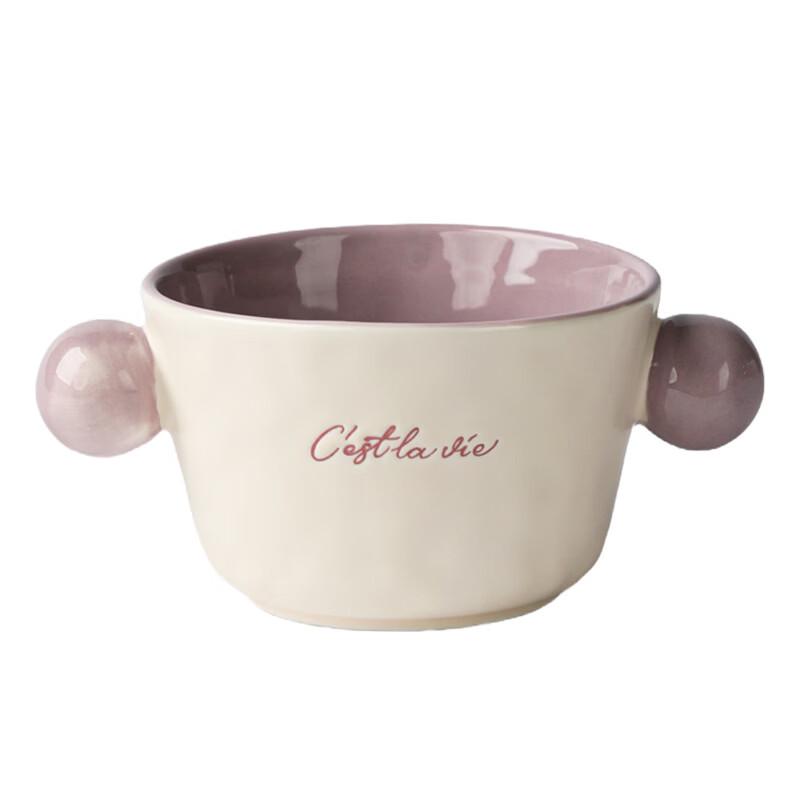 

Abay Creative Double-Handle Dessert & Breakfast Bowl