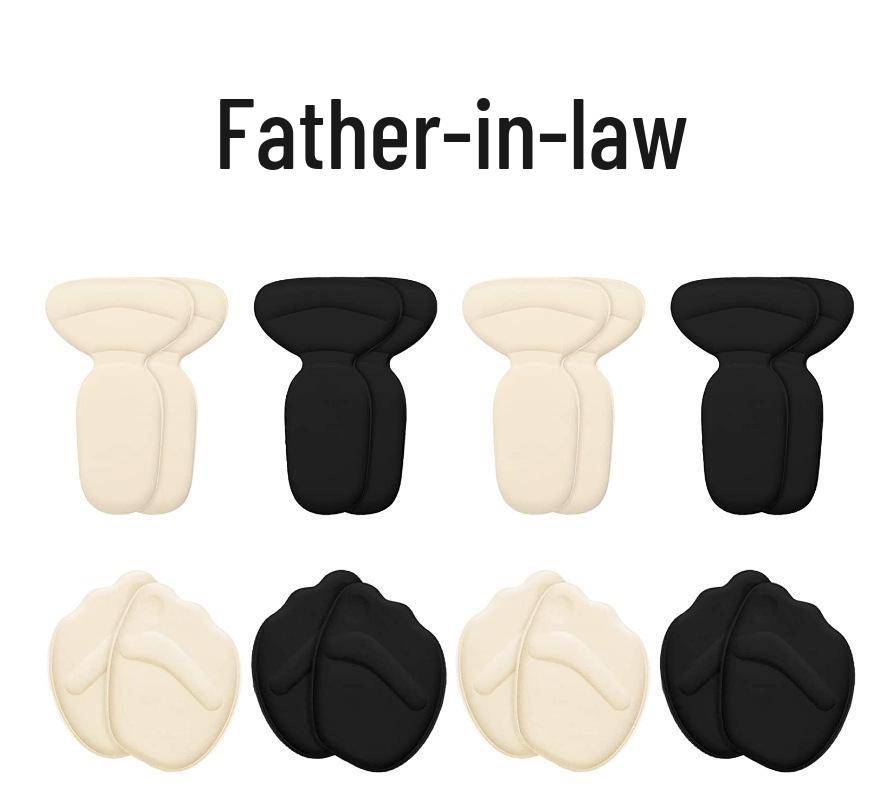 Forefoot Pad & Heel Sticker Set: Anti-Wear, Breathable, Half-Size Cushion with Toe Plug