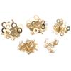 150PCS Ring Terminal Assortment Brass Electric Wire Lugs with Storage Box M3 M4 M5 M6 M8 M10