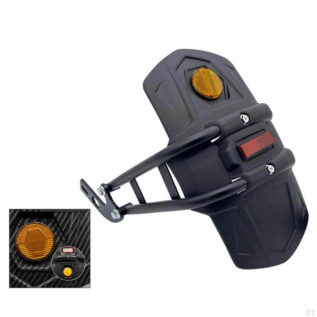 Motorcycle Rear Fender Mud Flap Reflective Accessories Lightweight Easy To Install Spare