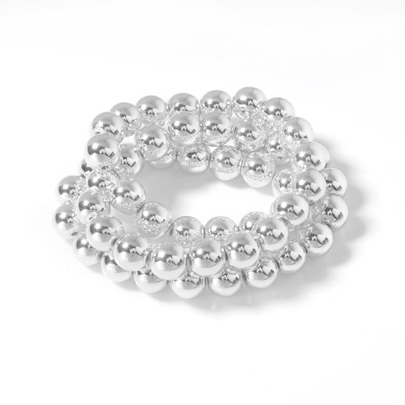 

45-190pcs/Lot 2 3 4 6 8mm Round Natural Stone Hematite Beads For Jewelry Making Loose Spacer Beads DIY Bracelet Necklace 4mm Apx 95pcs